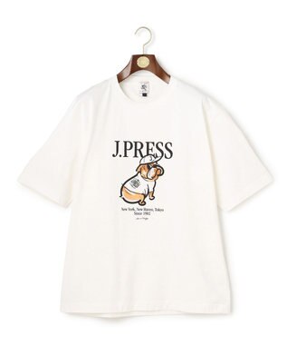 J.PRESS MEN 【AaronChang】【UNISEX】グラフィック Tシャツ ホワイト系