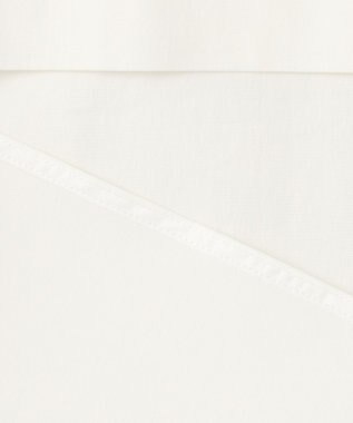 自由区 L 【洗える】タイプライターデザイン ブラウス アイボリー系