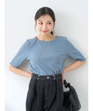 earth music&ecology メロ－リブプルオーバー Sax