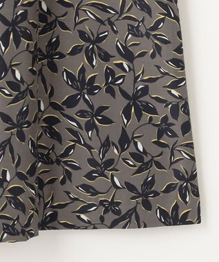 J.PRESS LADIES S 【洗える】ボタニカルプリント スカート カーキ系5
