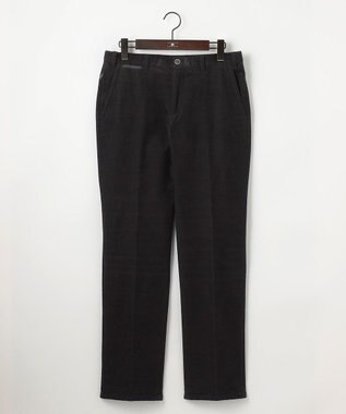 JOSEPH ABBOUD 【キングサイズ・ウエストも伸びる！/ストレッチ/暖かい/オーガニック】オーガニックカルゼストレッチ パンツ ブラック系