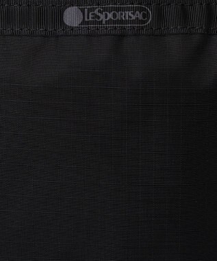 LeSportsac E/W REVERSIBLE PKT TOTE/ロゴジャカードブラックT ロゴジャカードブラックT