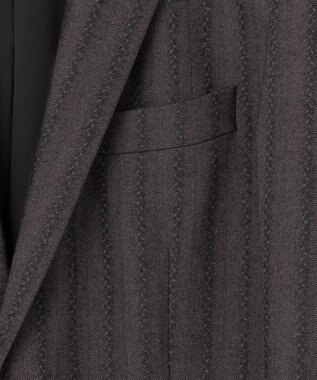 JOSEPH HOMME ピンヘッドストライプジャガード　ジャケット グレー系1