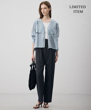 ICB L 【先行予約・WEB限定・2WAY】ナチュラルストレッチタフタ オールインワン チャコール