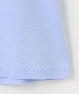 Feroux 【UVケア】ランダムリボンスリーブ Tシャツ スカイブルー系