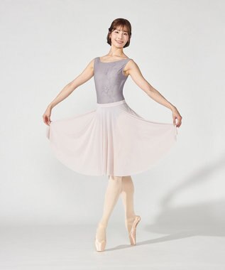 Chacott ノースリーブレオタード チャコールグレーＰＴ