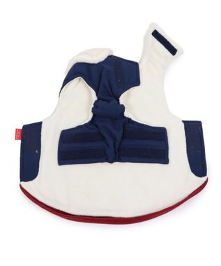 PET PARADISE リサとガスパール 遠赤外線 綿入り ベスト 《ポーチ風》 ネイビー