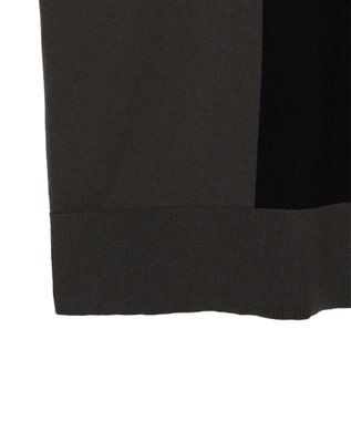 JOSEPH 【WEB&OUTLET限定・洗える】パッチカラーニット　モックネック Black