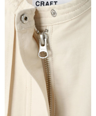 CRAFT STANDARD BOUTIQUE 綿ナイロングログランブルゾン Ivory
