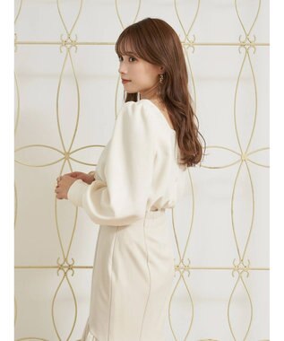 earth music&ecology ２ｗａｙストラップブラウス Off White