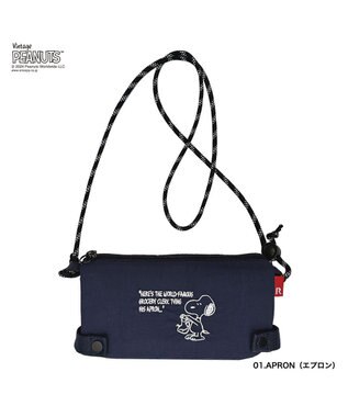 ROOTOTE 8608【スヌーピー:簡易保冷】IP.サーモキーパー.サコッシュ.ピーナッツ-9B 01：エプロン