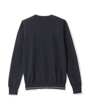 ZERO HALLIBURTON 【雑誌掲載】ソロテックス クルーネックニット 82845 W4S9c レディースゴルフ ネイビー杢