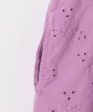 ANY KIDS エンブロイダリー レース ワンピース ラベンダー