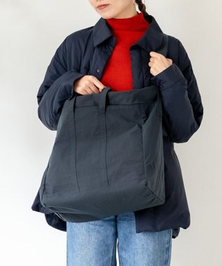 NIZYU KANO 【はまじコラボ】Airyトート Lサイズ ダークグレー