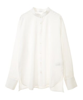 Green Parks フリルカラーシャツ Off White