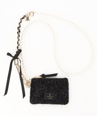 LANVIN en Bleu ジュエル スマホストラップ ブラック