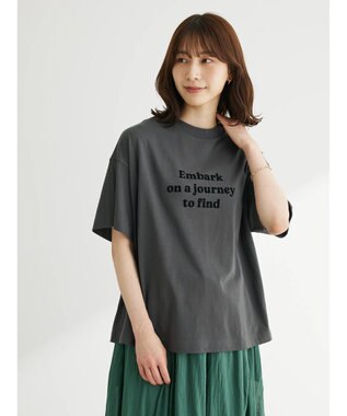 Green Parks ブロックロゴオーバーサイズＴシャツ