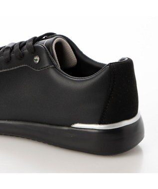 ing <ing>晴雨兼用スポーツスニーカー ブラック