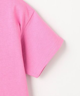 ANY KIDS 【綿100%】バックプリント オーバーサイズTシャツ ピンク×スイーツ