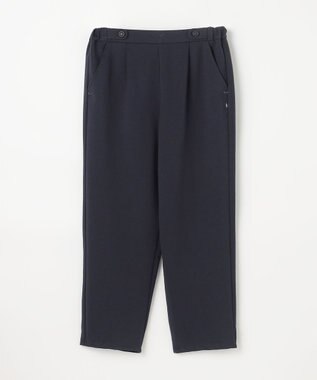 組曲 KIDS 【150-160㎝】ソフトストレッチテーパード パンツ ネイビー