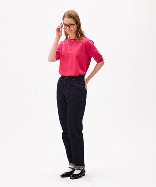 LENO POLO KNIT【UNISEX】 / ポロニット PINK