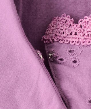 ANY KIDS エンブロイダリー レース ワンピース ラベンダー