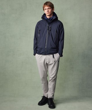 JOSEPH ABBOUD MOUNTAIN 【7ポケット/撥水性/ソフト】ハイパワー2WAYストレッチパンツ ライトグレー系