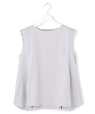 J.PRESS YORK STREET 【WOMEN】ファブリックポイント ノースリーブプルオーバー