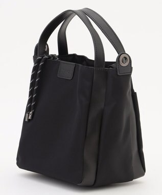 Y'SACCS 【大人のおしゃれ手帖10月号掲載】市川実和子×Y'SACCS　ナイロンすっきりミニマムトート ブラック