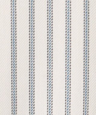 J.PRESS LADIES S サイロチェック ストライプ ブラウス アイボリー×ブルー×スレート系