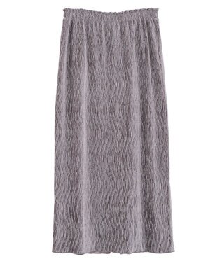 earth music&ecology シャイニーベロアスカート Gray