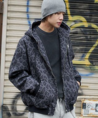 WEGO ワーカーズフードブルゾン 柄2