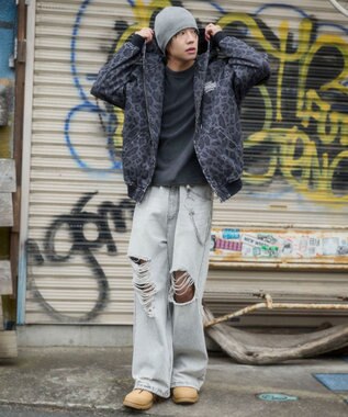 WEGO ワーカーズフードブルゾン 柄2