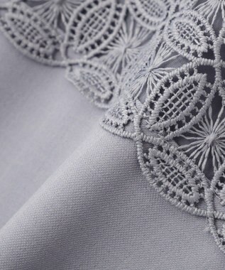 YECCA VECCA レース切替ワンピース Light Blue