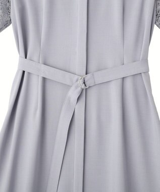 YECCA VECCA レース切替ワンピース Light Blue