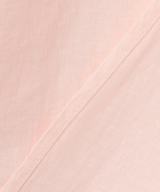 ANY L 【手洗い可能】ヨーロピアンリネンスキッパーネックブラウス ピンク