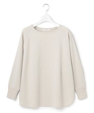 23区 【SLOW】コンパクトシングルジャージー ポンチョ風 Tシャツ フロスト系