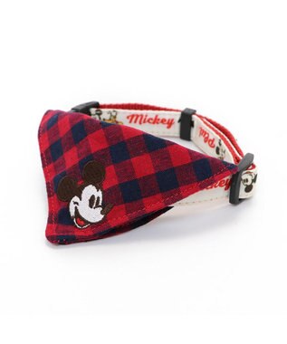 PET PARADISE ディズニー ミッキーマウス プルート  散歩柄首輪【Ｓ】 小型犬 赤