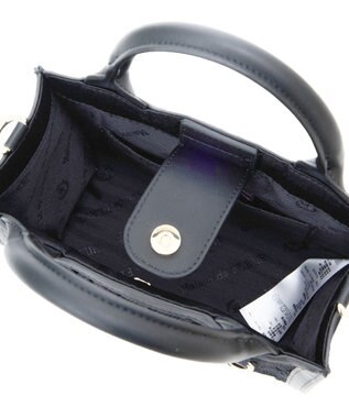 Maison de FLEUR EC限定フラワーレース2Wayスクエアトートバッグ Black