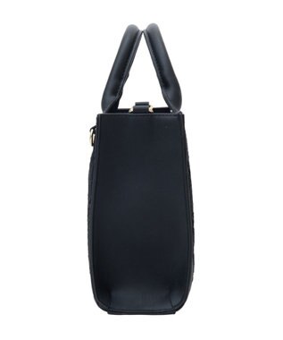 Maison de FLEUR EC限定フラワーレース2Wayスクエアトートバッグ Black