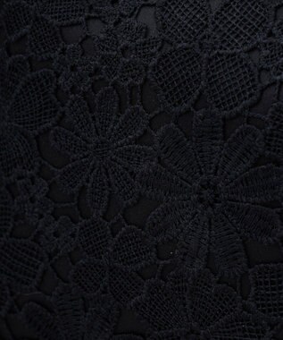 Maison de FLEUR EC限定フラワーレース2Wayスクエアトートバッグ Black