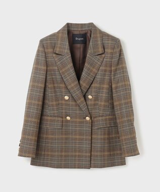 GRACE CONTINENTAL ダブルブレストstジャケット ブラウン