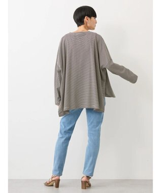 AMERICAN HOLIC ＵＶカット加工ワイドカットプルオーバー Border Black