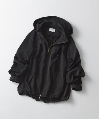 23区 2WAY ストレッチタフタ ボリュームスリーブブルゾン ブラック系