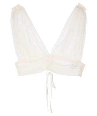 Green Parks ・ＥＬＥＮＣＡＲＥ　ＤＵＥ　バックレースアップビスチェ Ivory