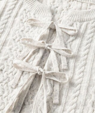 TRICOTE ケーブルニットトップス 80IVORY