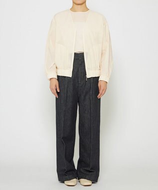 uncrave 【手洗い可】シアー ブラウス（uncrave WHITE） エクリュ