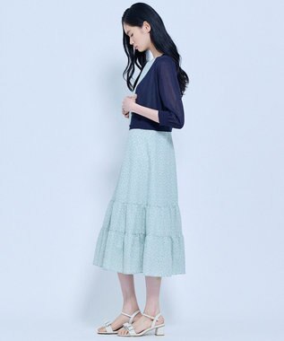 TOCCA 【星風まどかさん着用】SHEER CARDIGAN カーディガン ネイビー系