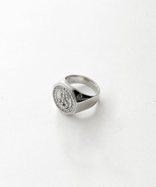 WEGO Mラインストーンステンレスリング