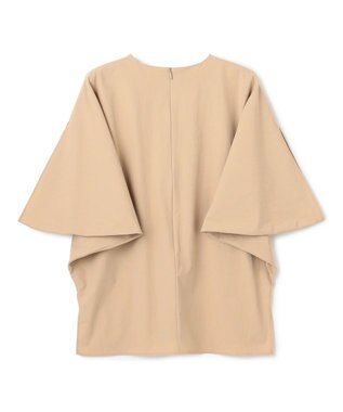 BEIGE， 【接触冷感/UVカット/洗える・BAILA 8.9月合併号掲載】YANN / Vスリットプルオーバーブラウス Beige